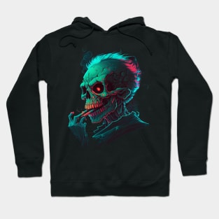 Flourish Human Skull Hoodie